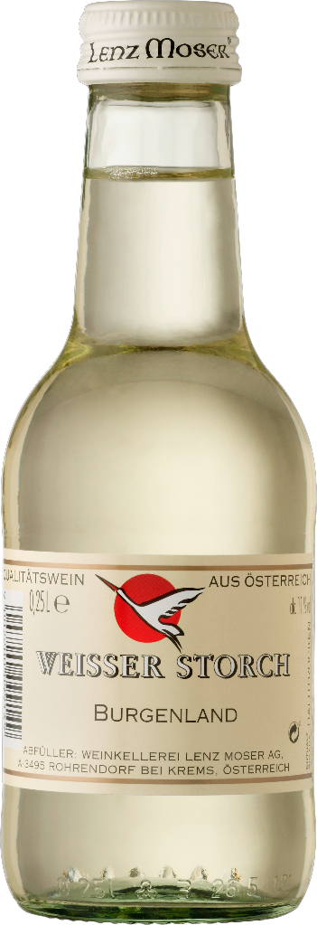 12 0.25l Fl Kleiner Weisser Storch   