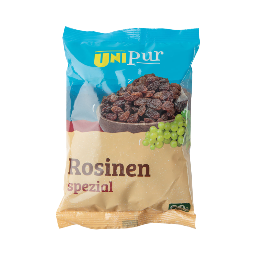 12 250gr Pg UNIpur Rosinen Spezial 