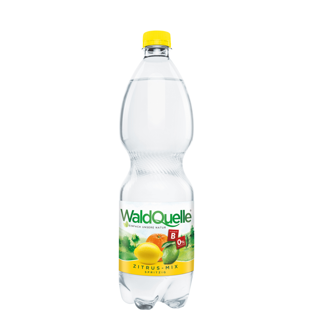 6 1.00l Fl Waldquelle Zitrus-Mix PET 