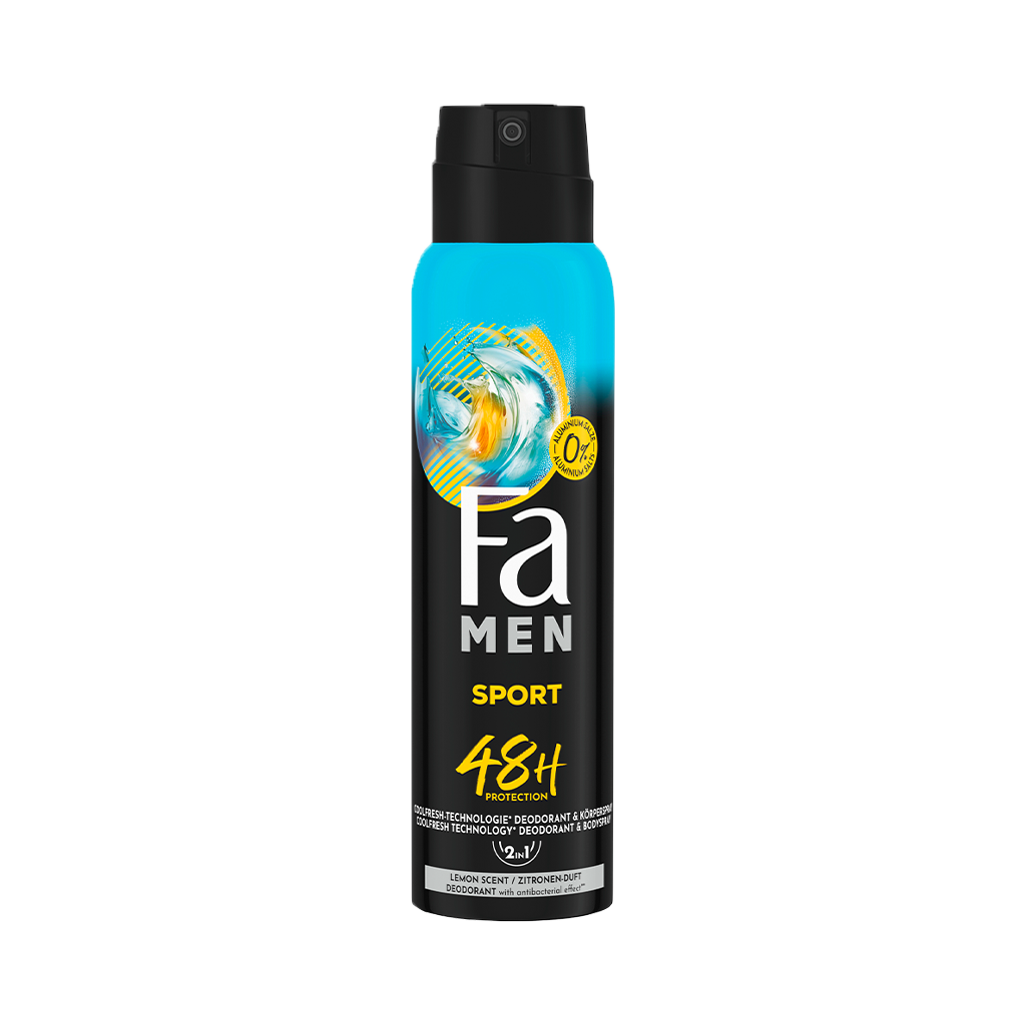 6 150ml Ds FA Men Deospray Sport  