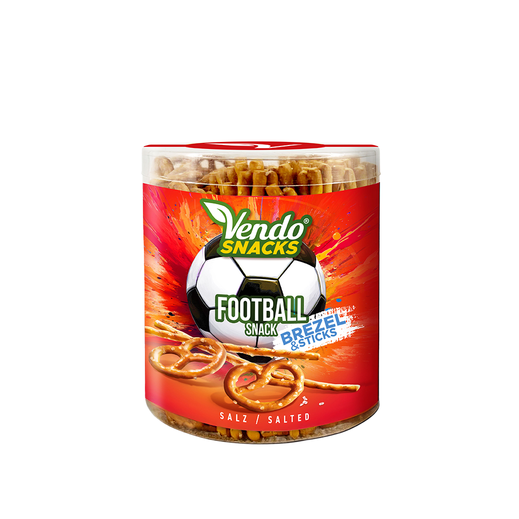 12 300g Ds Vendo Snacks Fußball Brezerln & Sticks 
