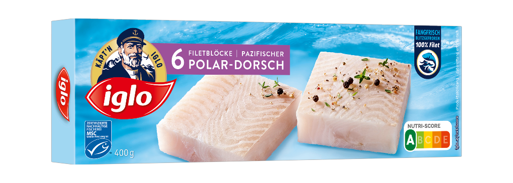 10 400gr Pg TKK Iglo Polardorsch natur 