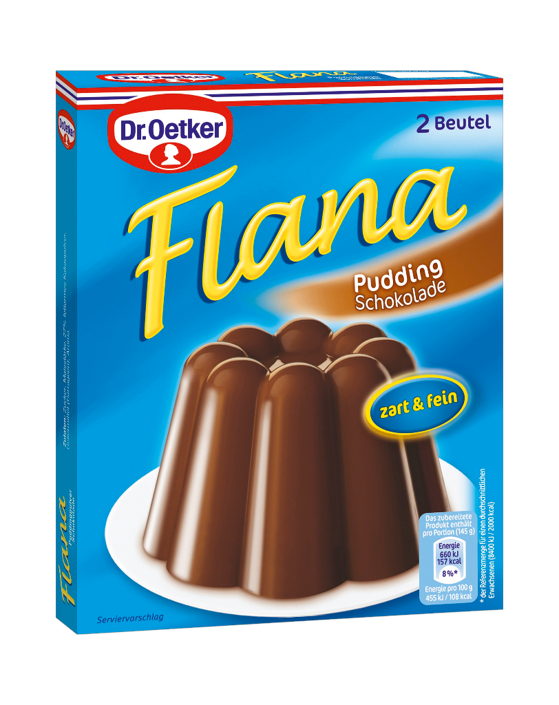 12 2St Pg Dr. Oetker Flana Pudding Schoko 30g 