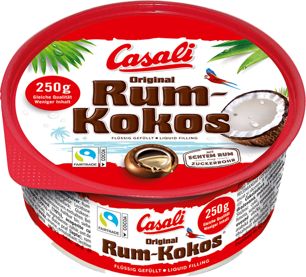 12 250g Ds Casali Rum Kokos Classic 