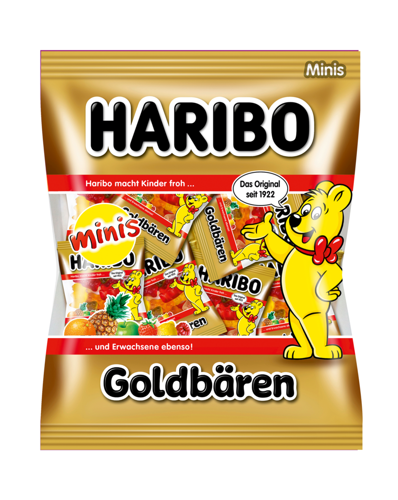 20 250g Bt Haribo Goldbären Minis 