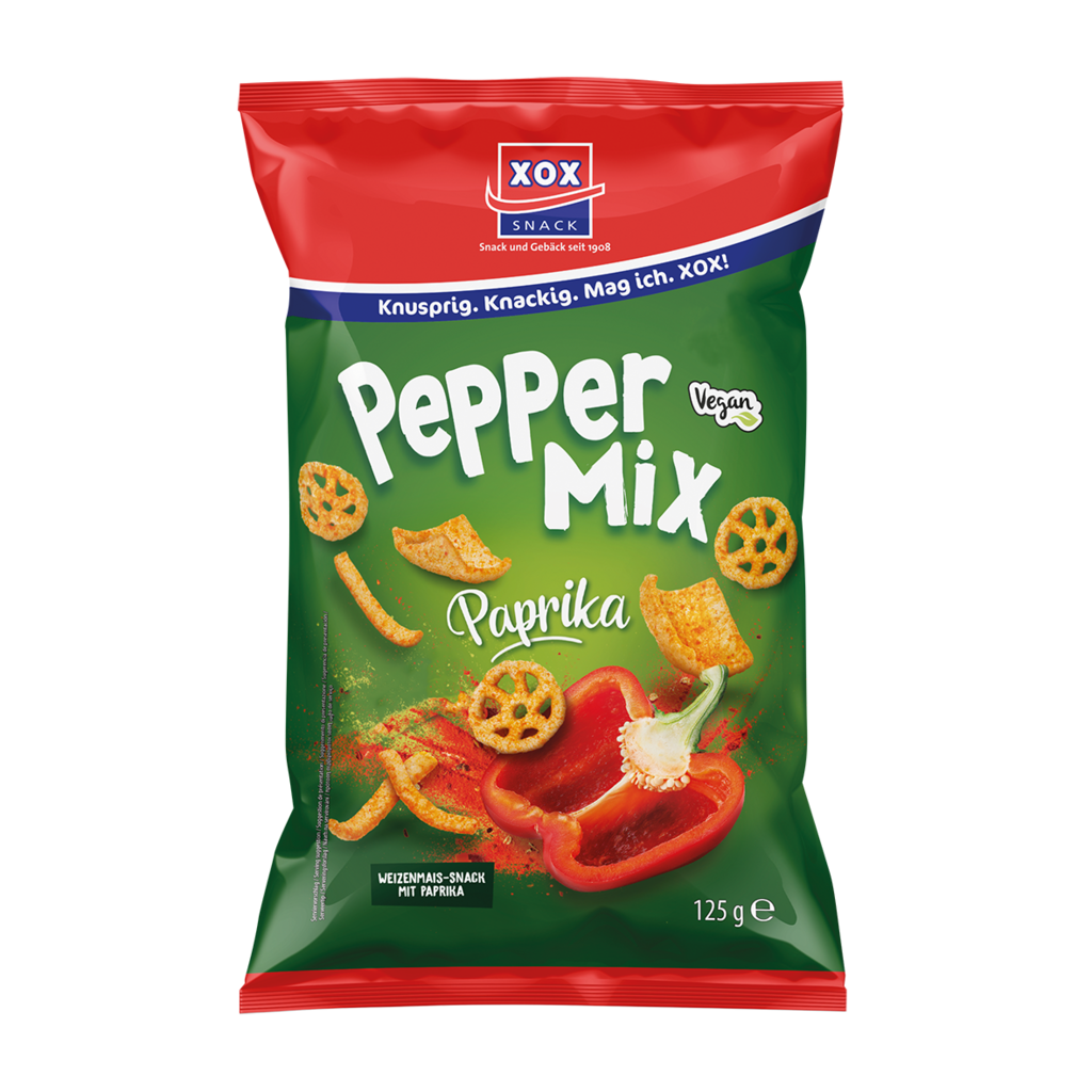 10 125g Pg XOX Pepper Mix Paprika Vegan 