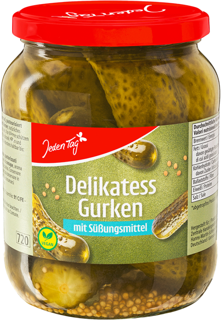 12 700g Gl Jeden Tag Delikatessgurken 