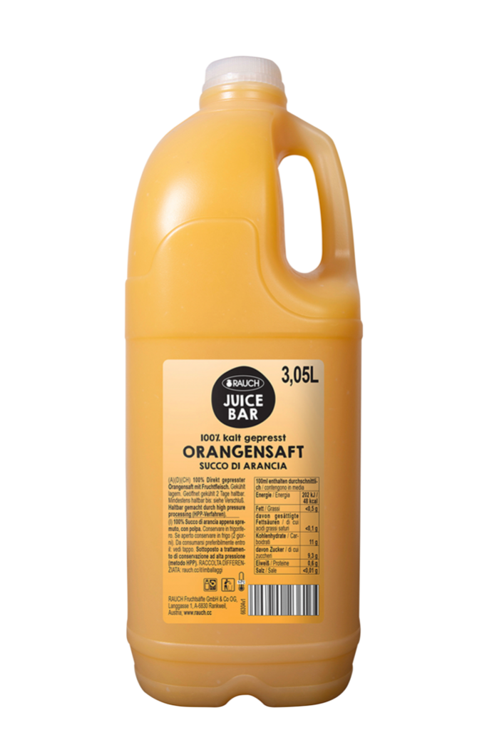 1 3.05l Fl Rauch Juice Bar Orangensaft PET 