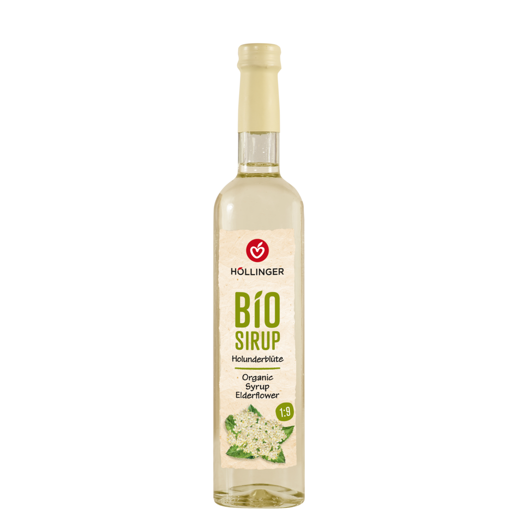 1 0.50l Fl Höllinger BIO Holunderblüten Sirup 