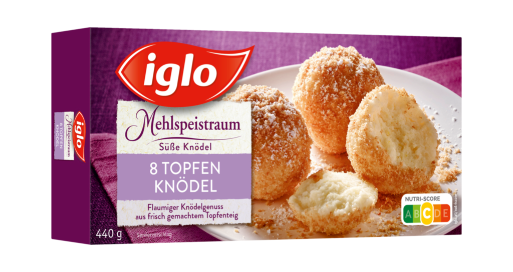 8 440gr Pg TKK Iglo Topfenknödel m. Brösel 