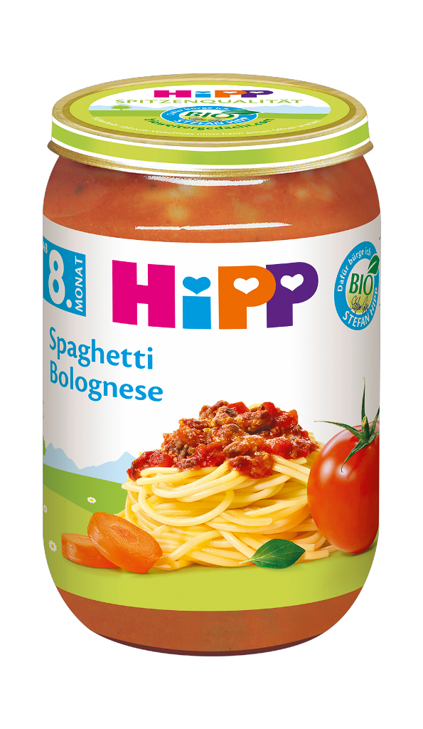 6 220gr Gl HIPP BIO Spaghetti Bolognese 