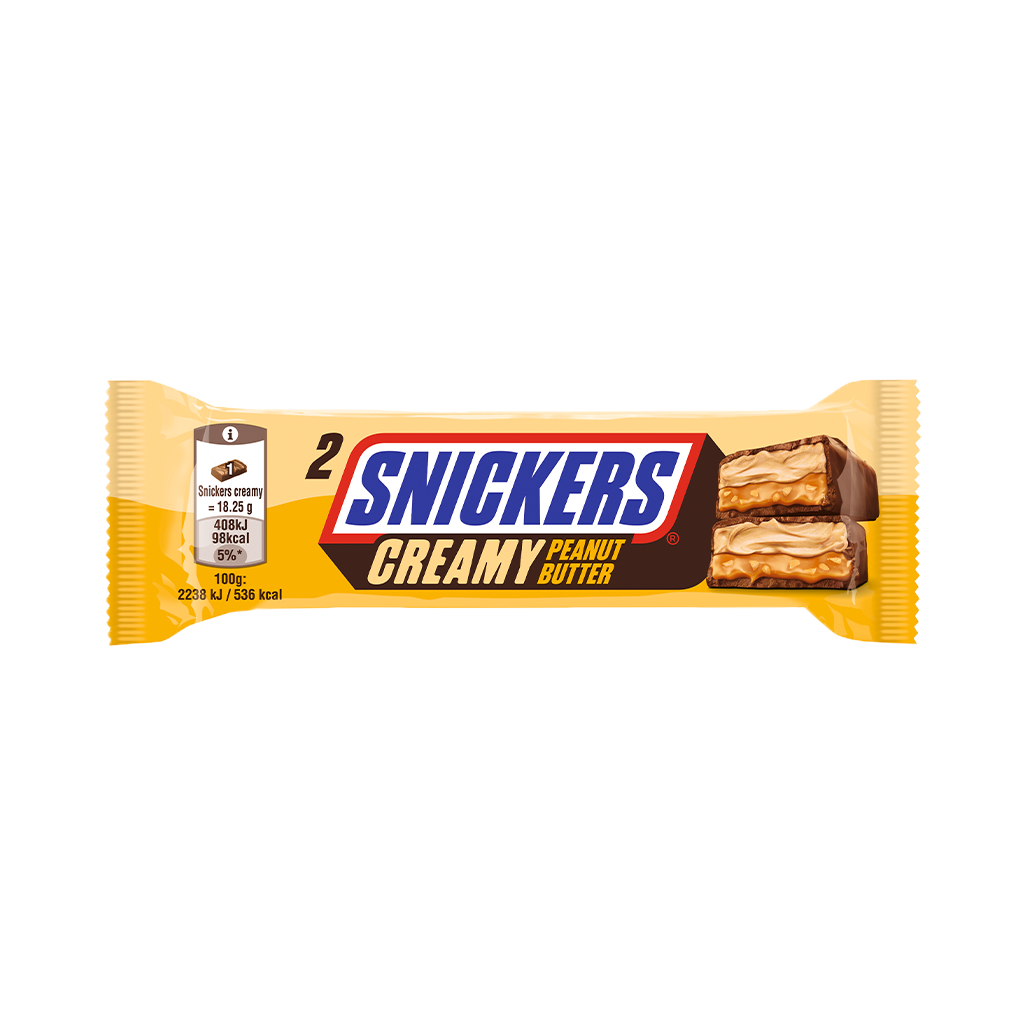 24 36.5g Pg Snickers Creamy Peanut Butter Singl 