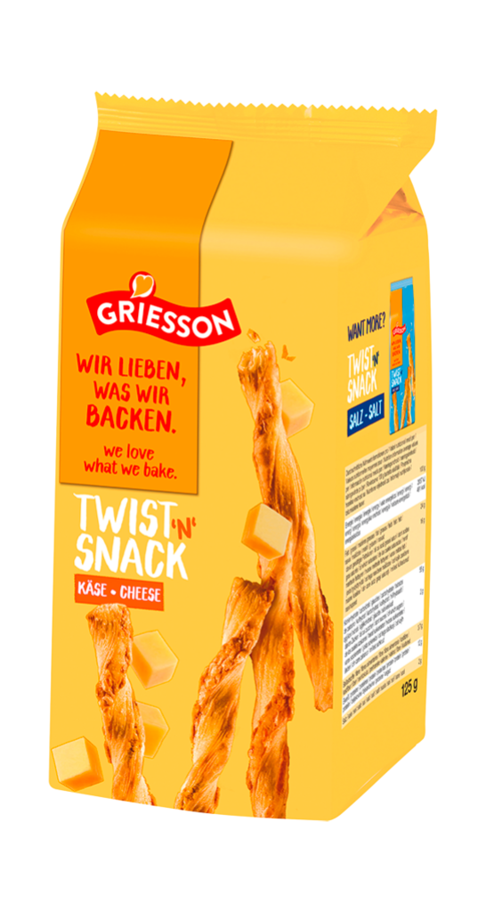 12 125g Pg Griesson Twist'n'Snack Käse 