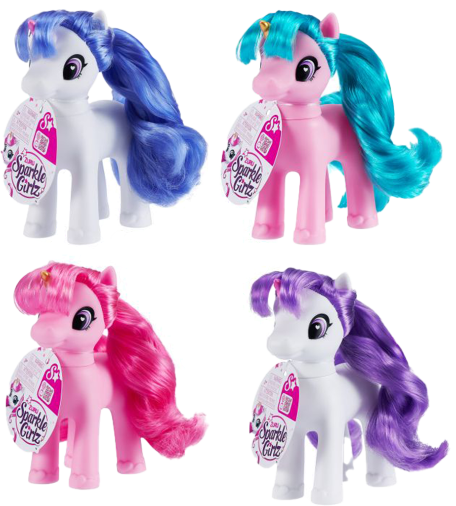 1 1St Pg Sparkle Girlz - Einhorn mit Mähne, sortiert 