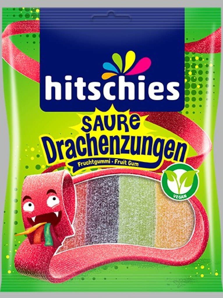 20 125gr Pg Hitschies Saure Drachenzun 