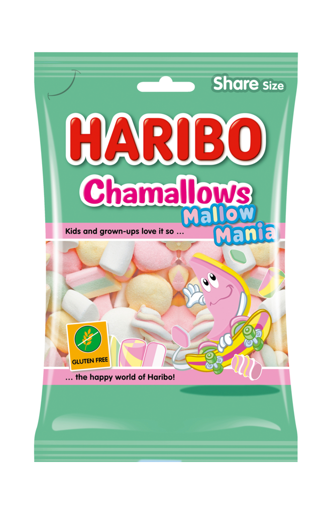 12 175g Bt Haribo Chamallows Mallow Mania 