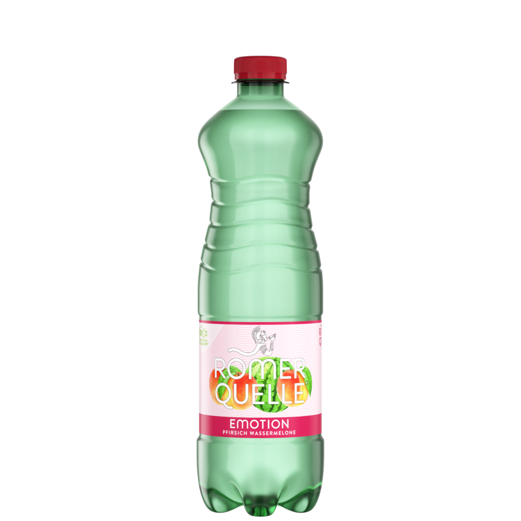 6 0.75l Fl Römerquelle Emotion Pfirsich Wassermelone PET EWP 