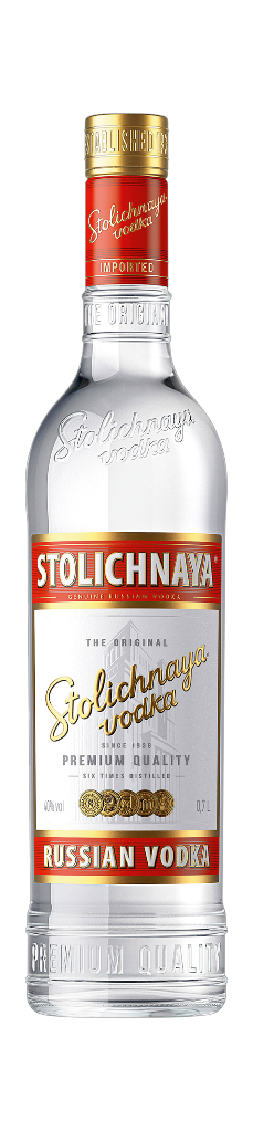 6 0.70l Fl Stolichnaya Vodka 40% 