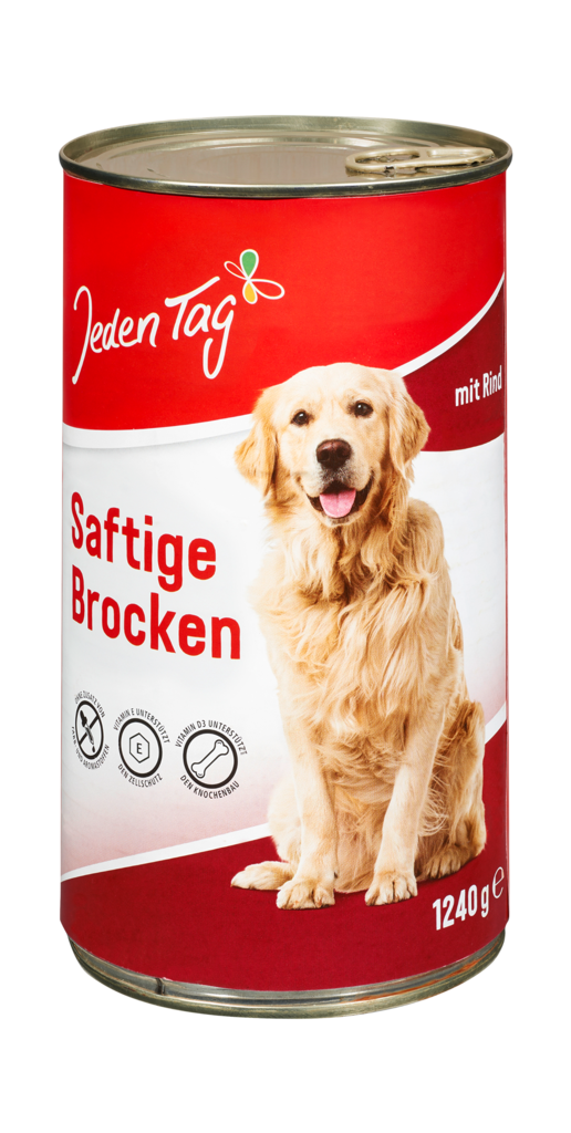 6 1240grPg Jeden Tag Hundefutter Saftige Brocken Rind 