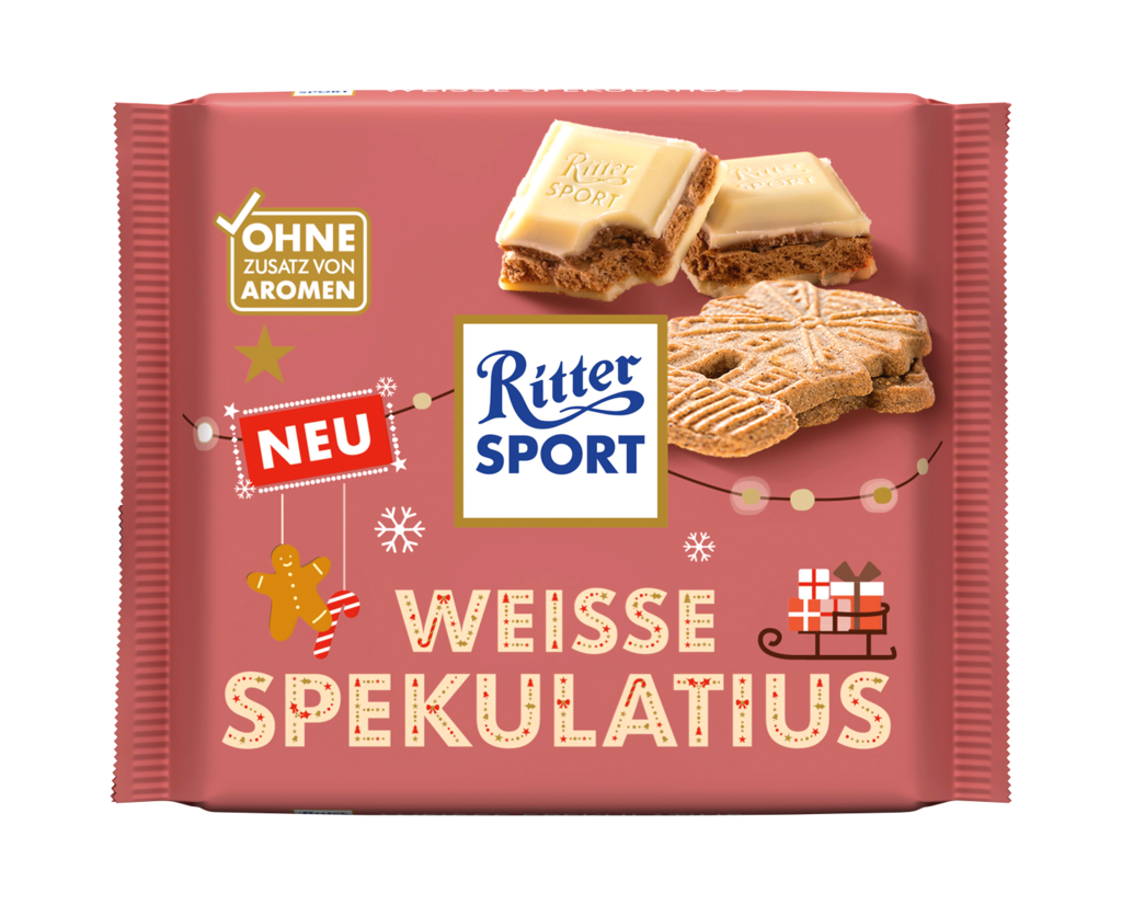 11 100g Ta Ritter Sport Weiße Spekulatius Limited Edition 