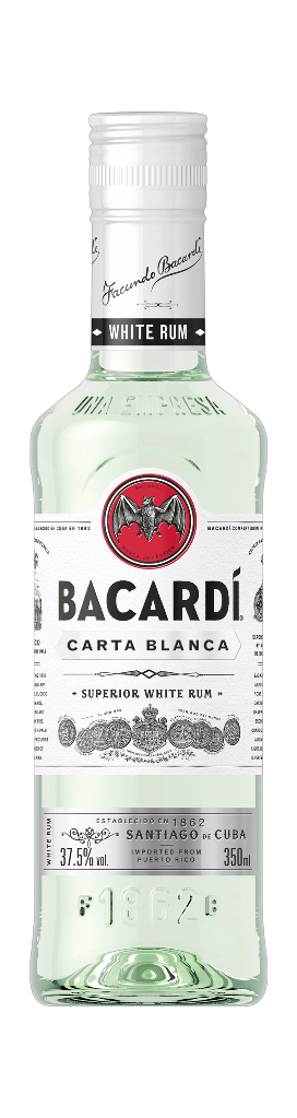1 0.35l Fl Bacardi Carta Blanca 
