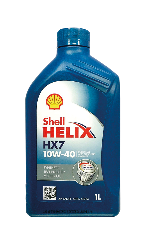 12 1.00l Fl Shell Helix HX7 10W-40 SP 