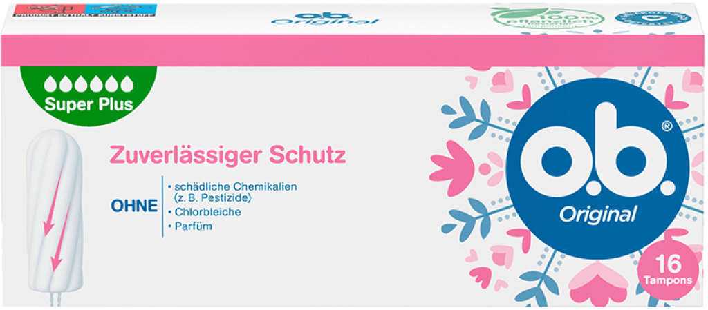5 16St Pg o.b. Original Super Plus Tampons 