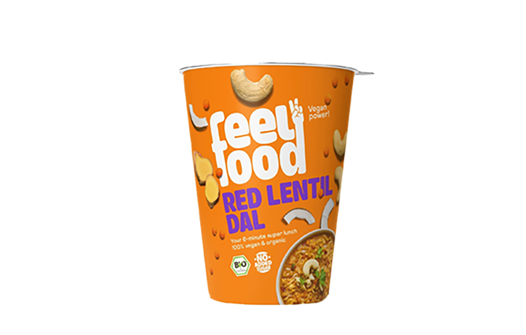 8 85g Pg Feelfood Instant Lunch Red Lentil Dal 