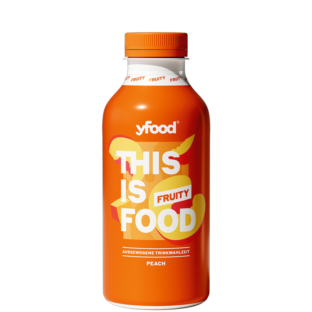 6 0.50l Fl yfood Trinkmahlzeit Fruity Peach 