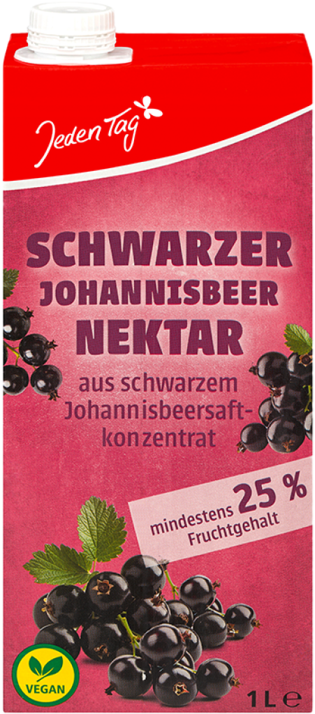 12 1.00l Pg Jeden Tag Schwarzer Johannisbeersaft 