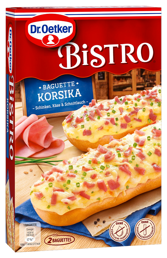 10 250gr Pg TKK Dr. Oetker Bistro Baguette Korsika 