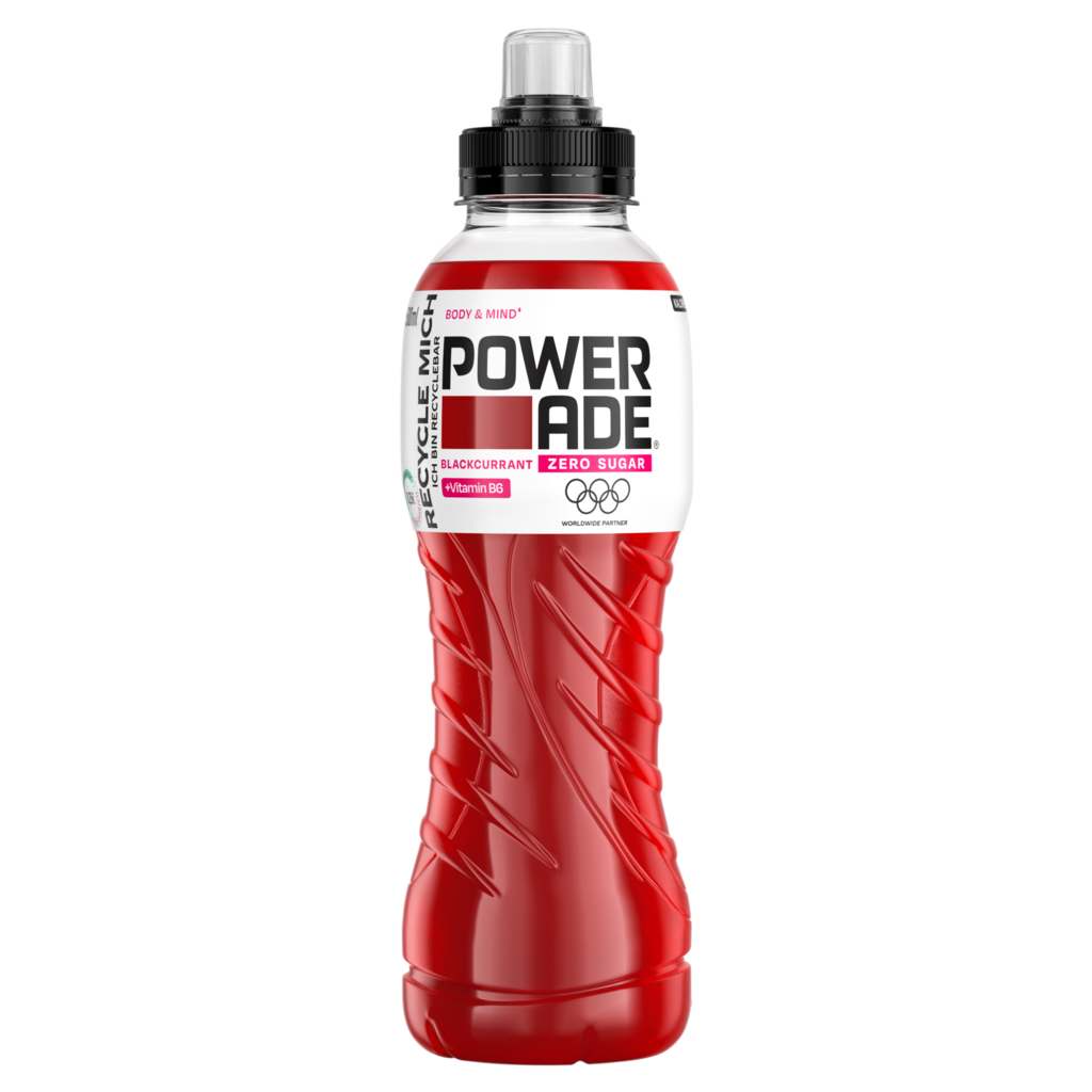 12 0.50l Fl Powerade Blackcurrant Zero EWP  