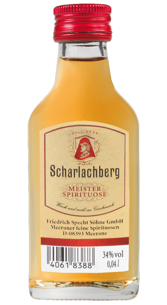 24 0.04l Fl Scharlachberg Meisterspirituose mini 
