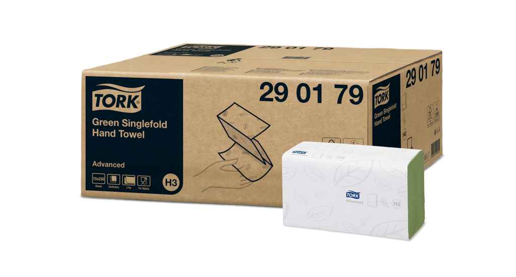 15 250St Pg Tork Adv. Papierhandtuch grün 