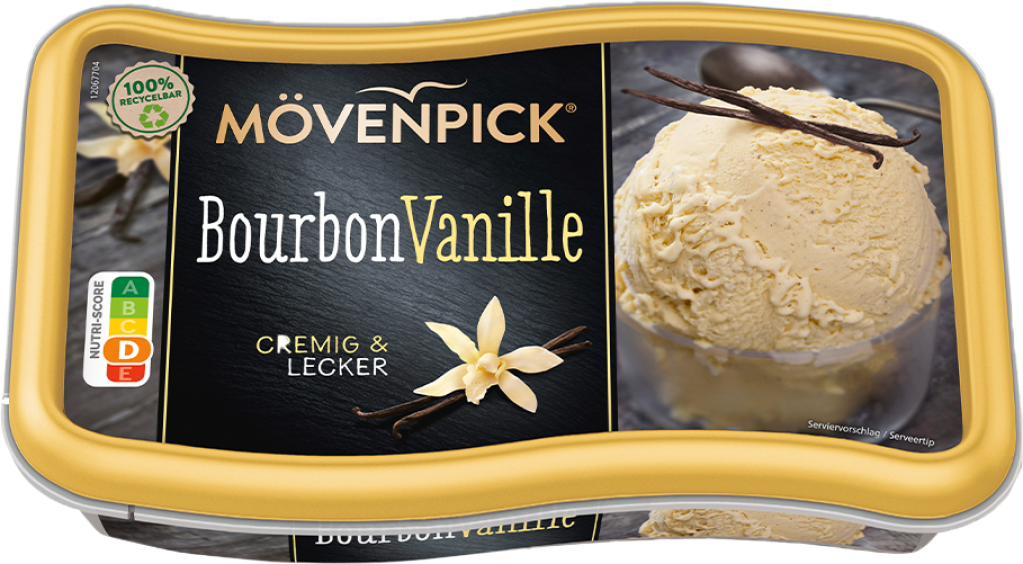 6 850ml Pg TKK Mövenpick Eis Bourbon Vanille 