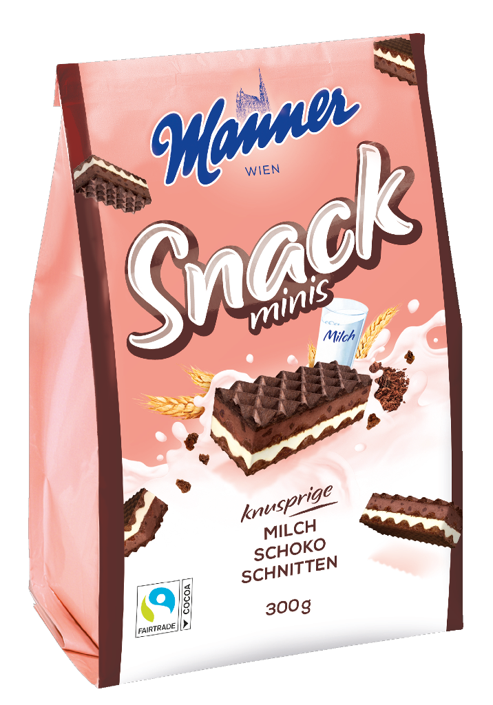 10 300g Pg Manner Snack Minis Schoko 