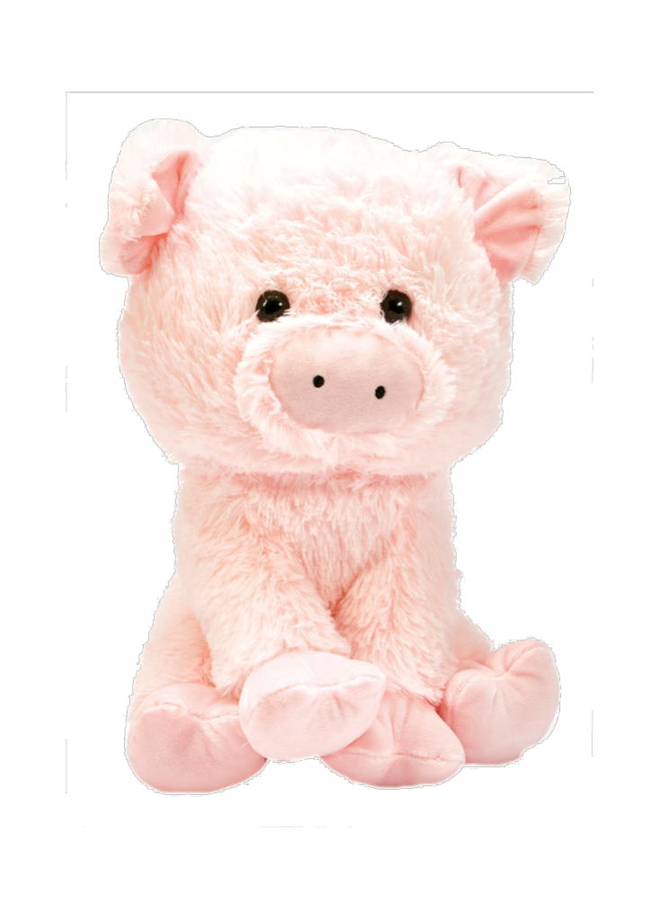 1 1St Pg Plüsch Schwein, sitzend 30 cm  