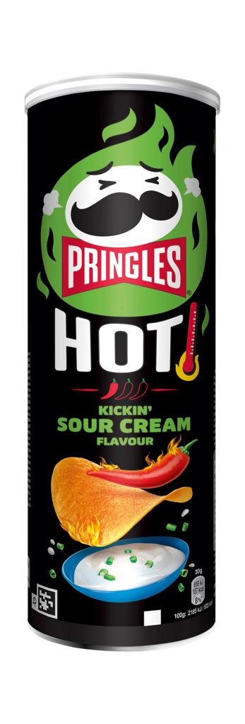 19 160gDs Pringles Hot Kickin Sour Cream 
