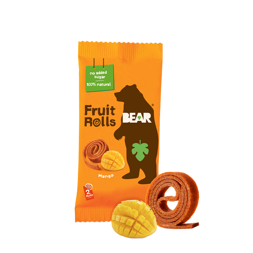 18 20g Pg Bear Fruit Rolls Singles Mango 