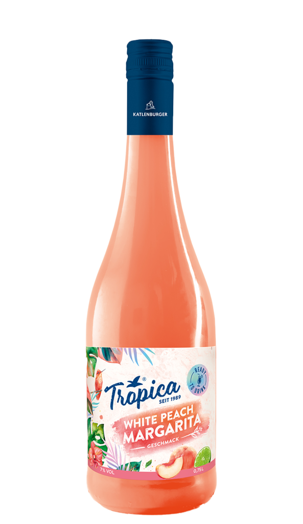 6 0.75l Fl Katlenburger Tropica White Peach Margarita 