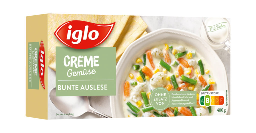 6 400g Pg TKK Iglo Gemüse Creme Bunte Auslese 
