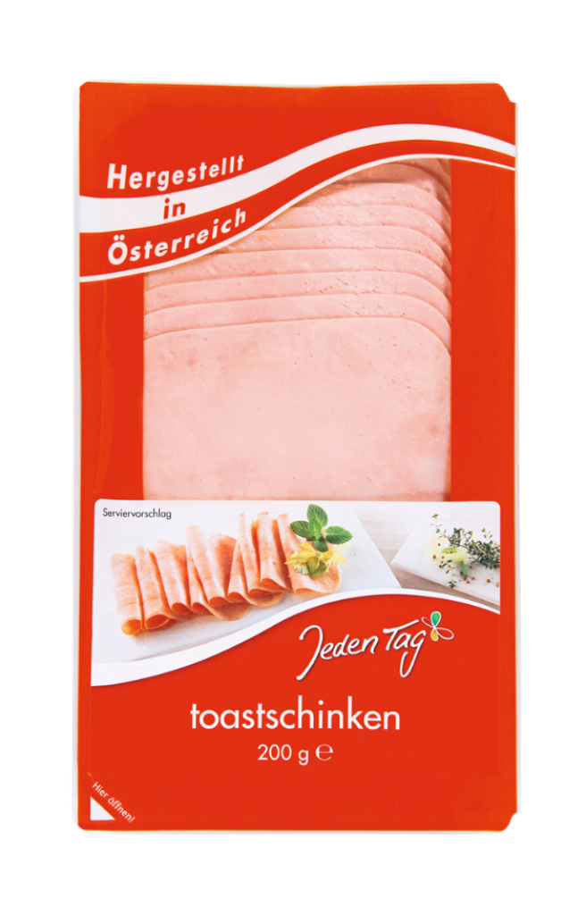 10 200g Bt Jeden Tag Toastschinken geschnitten 