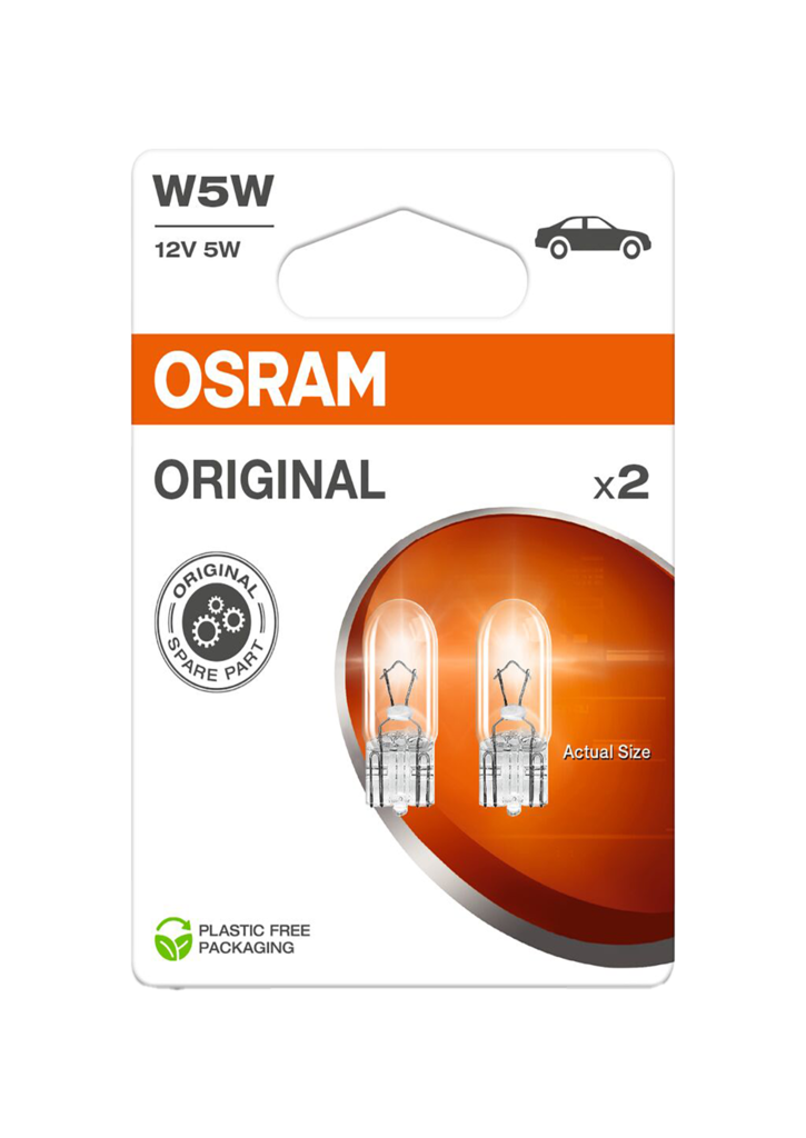 10 2St Pg Osram W5W 12V Standlicht 