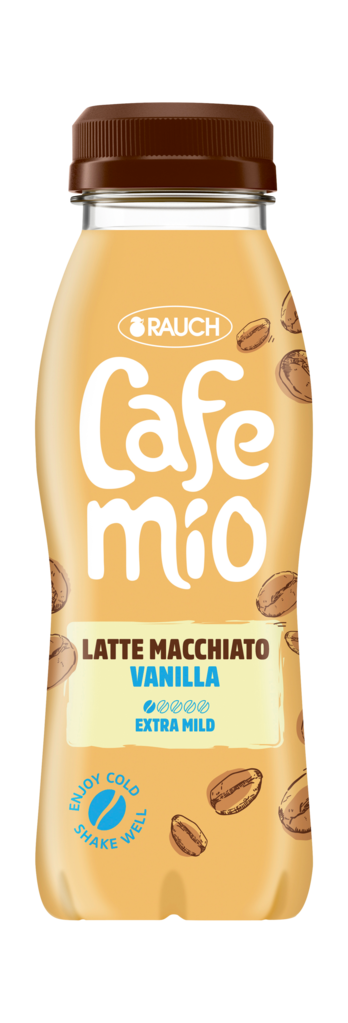 12 0.25lFl Rauch Eiskaffee Cafemio Latte Macchiato Vanilla PET  