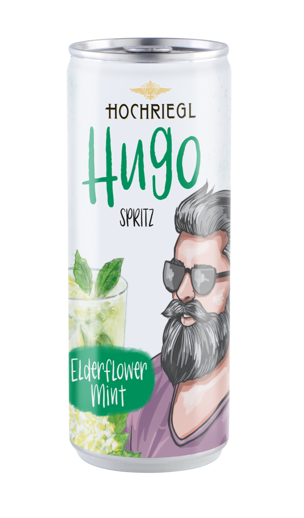 12 0.25l Ds Hochriegl Wine-Spritz Hugo Holunder Minze 