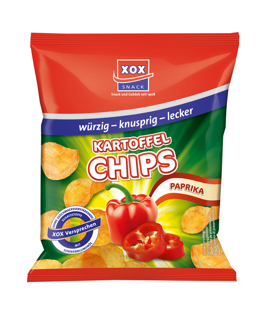 20 30g Pg XOX Kartoffel Chips Paprika  