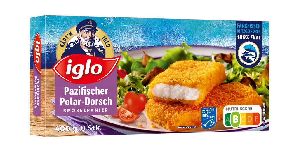 10 400g Pg TKK Iglo Polardorsch paniert 