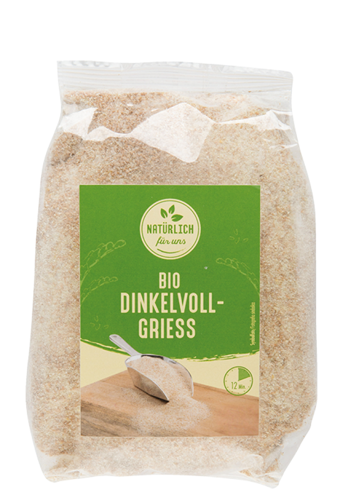 10 500g Pg Natürlich für uns Dinkelvollgriess BIO 