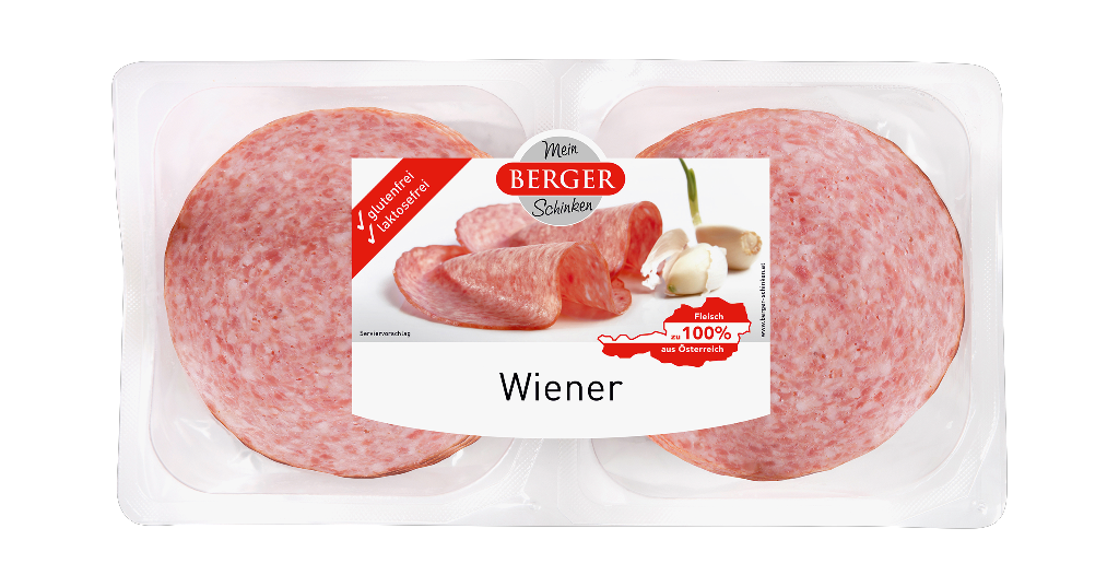 1 2/500gr Pg Berger Wiener geschnitten 
