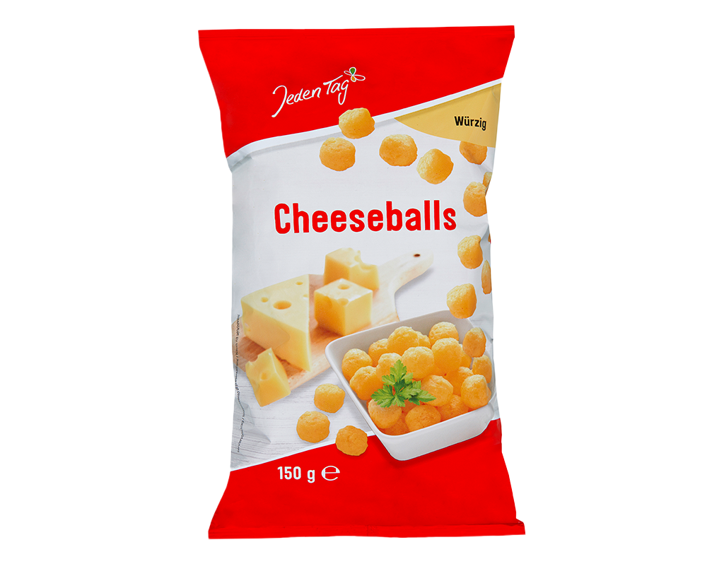 10 150g Pg Jeden Tag Cheeseballs 